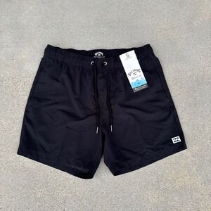 Billabong Mens All Day Layback Recycler Board Shorts Black Size Small New